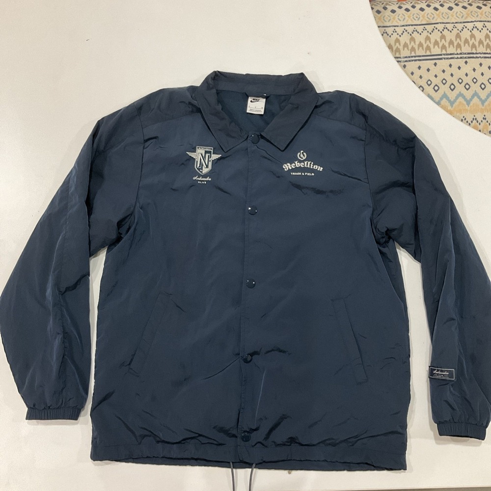 Nike Mens Ambassadors Club Rebellion Track & Field Coaches Jacket DZ3060 Small